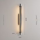 Бра STINUS Размер L. Цвет черненая латунь Lampatron 8877-25075