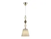 Подвесной светильник с абажуром Ambrella light LH75405 GD/GR Ceramo Classic