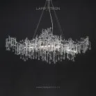 Люстра WATERDROPS WIDE 16 ламп. Цвет хром Lampatron 8853-24991