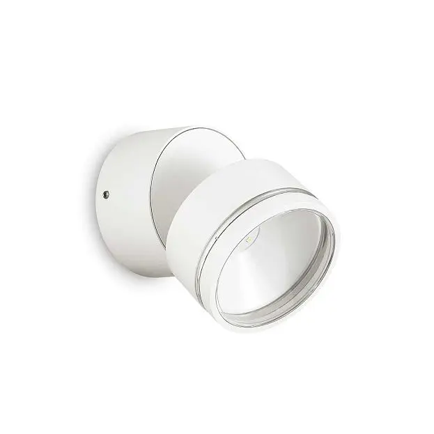 Уличный настенный светильник Ideal Lux 285474 OMEGA AP ROUND BIANCO 3000K