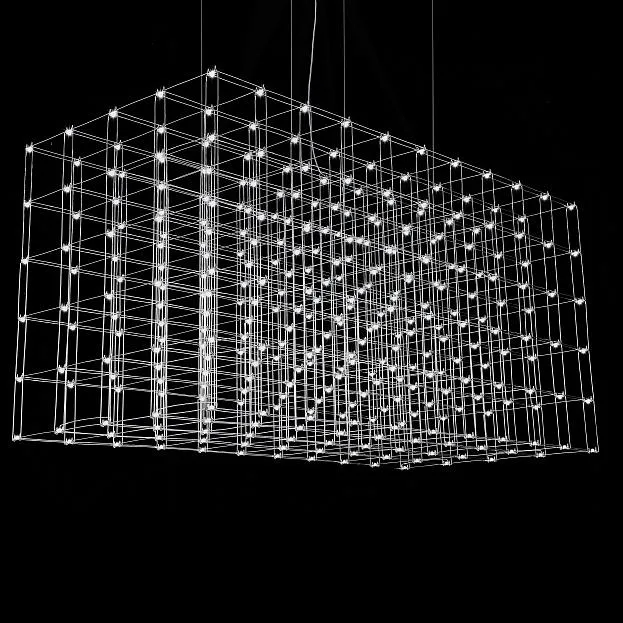 Подвесная Люстра Quasar Cosmos Square Led Pendant Light 200/100/100 By Imperiumloft 252292-22 Подвесная Люстра Quasar Cosmos Square Led Pendant Light 200/100/100 By Imperiumloft 252292-22