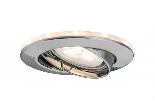 Встраиваемый светильник Paulmann 93800 Star EBLschw m.LED Ring Shine 3x4,5W Eis Встраиваемый светильник Paulmann 93800 Star EBLschw m.LED Ring Shine 3x4,5W Eis