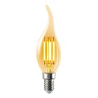Лампочка светодиодная Volpe LED-CW35-5W/AMBER/E14/VLF Vintage