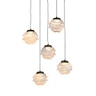 Подвесной светильник Delight Collection MD25030003-5A matt black/clear