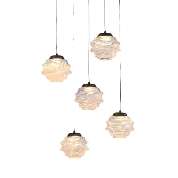 Подвесной светильник Delight Collection MD25030003-5A matt black/clear Подвесной светильник Delight Collection MD25030003-5A matt black/clear