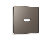 Лицевая панель ALFA (Темная бронза матовый) для HDMI Ambrella Volt AP6440 QUANT