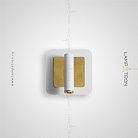 Бра RAPID WALL B Цвет Белый + Латунь Lampatron rapid-wall-b-white-brass 4827-12328