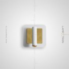 Бра RAPID WALL B Цвет Белый + Латунь Lampatron rapid-wall-b-white-brass 4827-12328