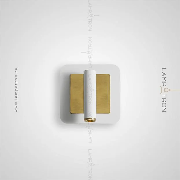 Бра RAPID WALL B Цвет Белый + Латунь Lampatron rapid-wall-b-white-brass 4827-12328 Бра RAPID WALL B Цвет Белый + Латунь Lampatron rapid-wall-b-white-brass 4827-12328