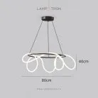 Кольцевые люстры и светильники GLORIFY LUX R Размер S. Цвет черненая латунь Lampatron 8815-24803