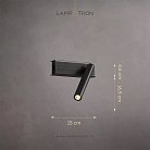 Бра ASAF Цвет Черный. Теплый свет. Lampatron asaf-black-warm 8298-22626