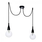 Подвесной светильник Ideal Lux 112671 MINIMAL SP2 NERO OPACO