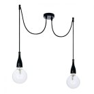 Подвесной светильник Ideal Lux 112671 MINIMAL SP2 NERO OPACO