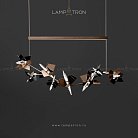 Реечный, рядный светильник BERGAMO Размер XL. Цвет Бронза Lampatron 5015-12778
