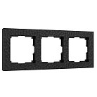 Рамка на 3 поста Werkel W0032408 (черный) Hammer a052521
