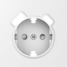 Накладка для розетки Schuko с зарядным устройством USB A+C, со шторками 16A 250В, матовый белый, Donel DS22933 S08