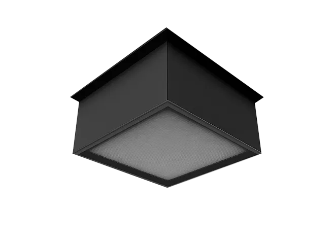 Светодиодный светильник для грильято 10Вт 3000К Donolux dl18015sq10w1a.100 ral9005 Urban