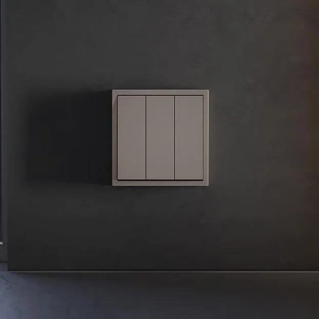 Клавиши для выключателя/переключателя трехклавишного, (капучино) Voltum VLS000514 S70