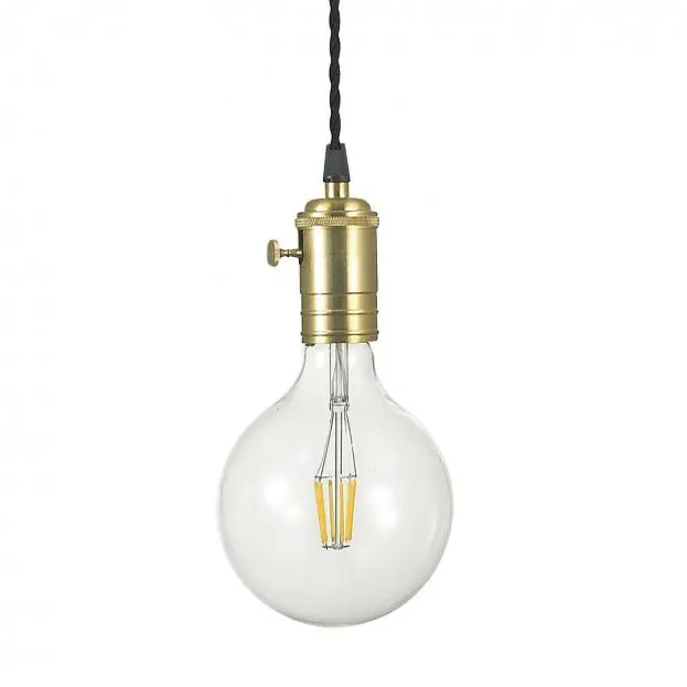 Подвесной светильник Ideal Lux 163154 DOC SP1 OTTONE Подвесной светильник Ideal Lux 163154 DOC SP1 OTTONE