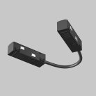 Коннектор питания угловой гибкий 15см Exility черный Technical Maytoni TRA034CPC-42B-15-1