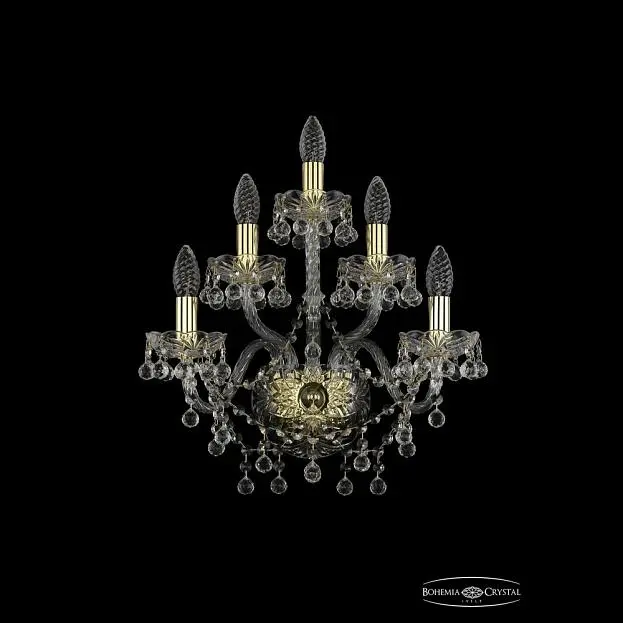Бра хрустальный Bohemia 1409B/2+2+1/160 G Бра хрустальный Bohemia 1409B/2+2+1/160 G
