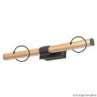 Подсветка для зеркал Crystal Lux Prada AP10W Brass