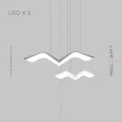 Готовая комбинация светильников LIESL 2 лампы. Теплый свет Lampatron 6151-16551