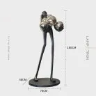 Торшер ANGEL Цвет плафонов: Сажа Lampatron 8193-24999