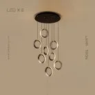 Готовая комбинация светильников KARI 8 ламп. Цвет Коричневый Lampatron 5946-15802