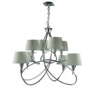 Подвесная люстра Mantra 1654 MARA CHROME - WHITE