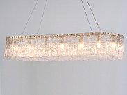 Подвесной светильник NEWPORT 10820/120 brass oval М0064786