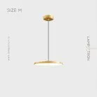 Подвесной светильник AMUND Размер M. Цвет Латунь Lampatron 7441-20593