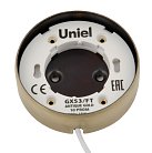 Точечный светильник Uniel GX53/FT ANTIQUE GOLD 10 PROM