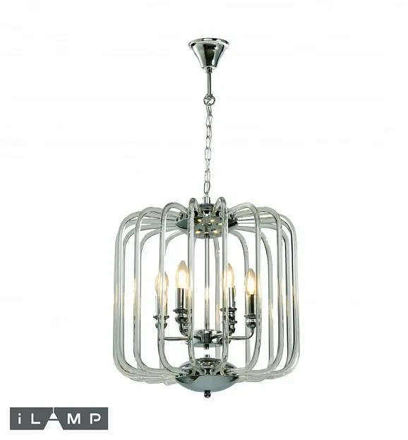 Подвесная люстра iLamp Mono P2481-6 Chrome Подвесная люстра iLamp Mono P2481-6 Chrome