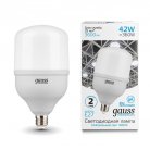 Лампа Gauss 63224 E27 42W 4000K матовая