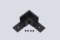 Соединитель для магнитного накладного шинопровода угловой Crystal Lux CLT 0.214 04 BL