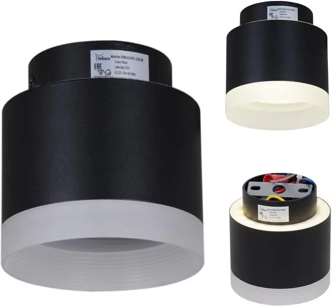 Точечный светильник Reluce 53004-9.5-001IL GX53+LED3W BK Точечный светильник Reluce 53004-9.5-001IL GX53+LED3W BK