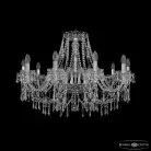 Люстра хрустальная Bohemia Ivele Crystal  1403/10/300 Ni