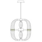 Светильник подвесной Aployt APL.857.06.20 Aleksandra