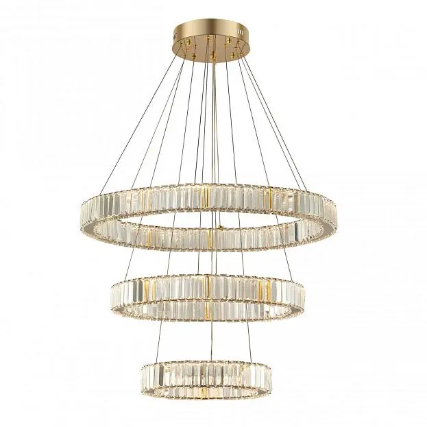 Подвесной светильник светодиодный Arte Milano 9018B.D800+600+400.H1350.LED G Подвесной светильник светодиодный Arte Milano 9018B.D800+600+400.H1350.LED G