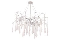 Подвесная люстра Crystal Lux REINA SP8 D1000 SILVER PATINA