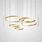 Кольцевые люстры и светильники VEIKKO COMBO Lampatron 7106-19483