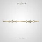 Реечный, рядный светильник CAMILIA LONG Размер L. Цвет Черный Lampatron 5825-15413