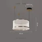 Кольцевые люстры и светильники ATARI Размер S Lampatron 8926-25261