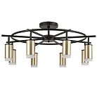 Потолочная люстра Lightstar LR7184080 RULLO ЧЕРНЫЙ/ЗОЛОТО