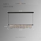 Реечный, рядный светильник DALI LONG Размер S Lampatron dali-long-s 9116-25952