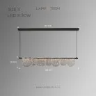 Реечный, рядный светильник DALI LONG Размер S Lampatron dali-long-s 9116-25952