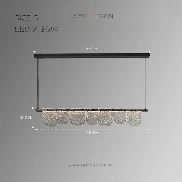 Реечный, рядный светильник DALI LONG Размер S Lampatron dali-long-s 9116-25952 Реечный, рядный светильник DALI LONG Размер S Lampatron dali-long-s 9116-25952