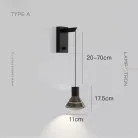 Бра LEIF WALL Тип А. Цвет: Чернёная латунь Lampatron 8246-22471