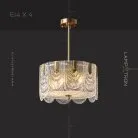 Люстра LAURENCE 4 лампы Lampatron laurence-4 4892-12477